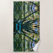 Tropische Schatten Strandtuch (Vorderseite)