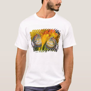 Tropische Schmetterlingszwillinge T-Shirt