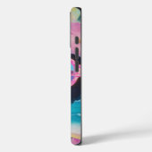 Tropische Schönheit in Rosa Case-Mate iPhone Hülle (Rückseite / Links)