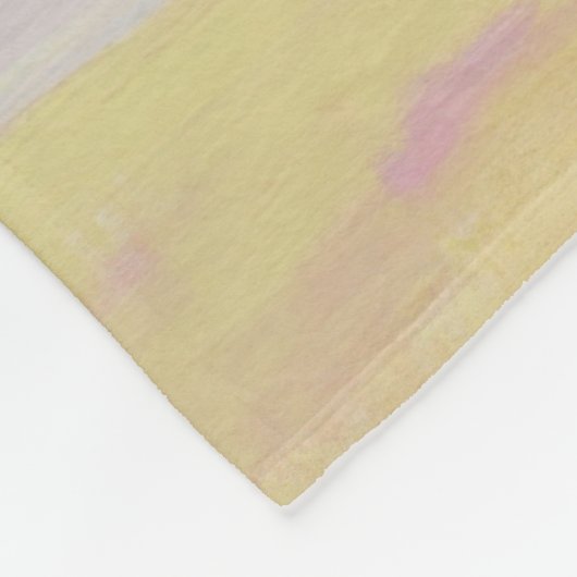 Tropische Schönheit in Rosa Fleecedecke (Ecke)