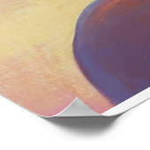 Tropische Schönheit in Rosa Poster (Ecke)