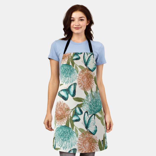 Tropische Schürze (Getragen)