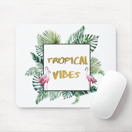 Tropische Schwingungen Mousepad (Mit Mouse)