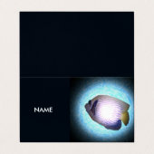 tropische See Visitenkarten (Außenseite Aufgefaltet)