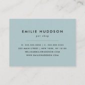 Tropische Seepferde, Fischladen, Pet Shop, Aquarie Visitenkarte (Rückseite)