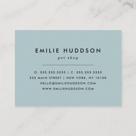 Tropische Seepferde, Fischladen, Pet Shop, Aquarie Visitenkarte (Rückseite)