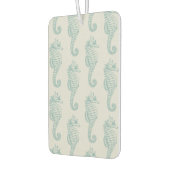 Tropische Seepferde, Seepferd Muster - Blau grau Autolufterfrischer (Links)