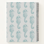 Tropische Seepferde, Seepferd Muster, Ihr Name Notizblock (Rückseite)