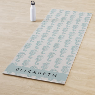 Tropische Seepferde, Seepferd Muster, Ihr Name Yogamatte
