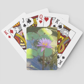 Tropische Seerosenblüte Spielkarten