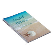 Tropische Seesand-Dollar-Starfish Custom Notizblock (Rechte Seite)