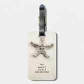 Tropische Seesterne nur verheiratet Reisegepäck-Ta Gepäckanhänger (Rückseite vertikal)