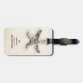 Tropische Seesterne nur verheiratet Reisegepäck-Ta Gepäckanhänger (Rückseite horizontal)