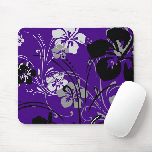 Tropische Serenade (Lila) Mousepad (Mit Mouse)
