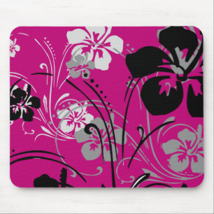 Tropische Serenade (rosa) Mousepad
