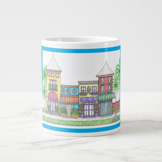 Tropische Shops Jumbo Coffee Tasse (Vorderseite)