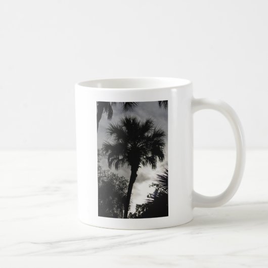 Tropische Silhouette Kaffeetasse (Rechts)