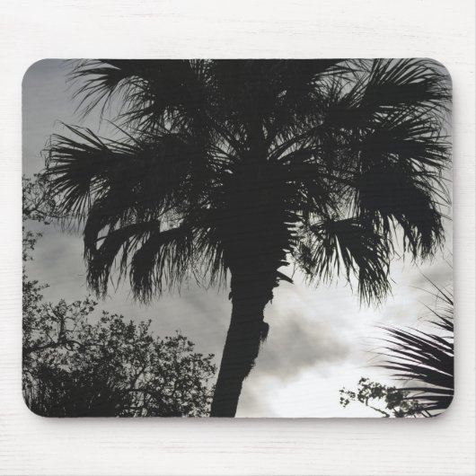 Tropische Silhouette Mousepad (Vorne)