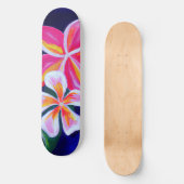 Tropische Skateboardplumerie Skateboard (Vorderseite)