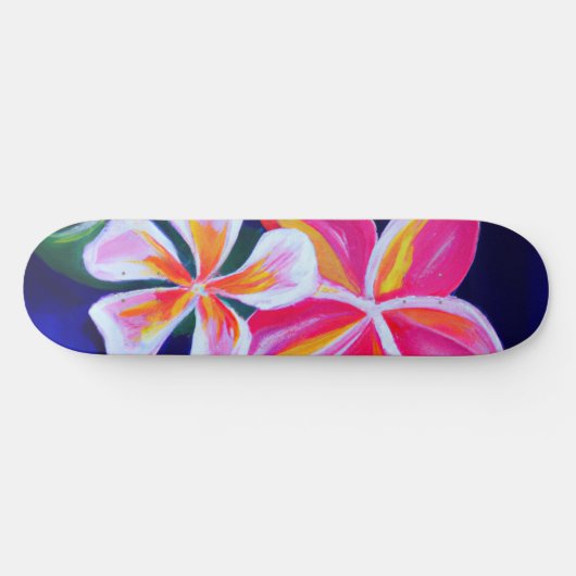 Tropische Skateboardplumerie Skateboard (Horizontal)