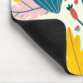 Tropische Sommer-Blätter Mousepad (Ecke)