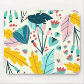 Tropische Sommer-Blätter Mousepad (Vorne)