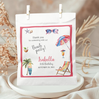 Tropische Sommer-Strandparty Geschenktütchen