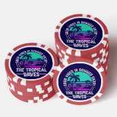 Tropische Sommerbeuteln-82646 Pokerchips (Stapel)
