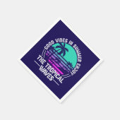 Tropische Sommerbeuteln-82646 Serviette (Ecke)