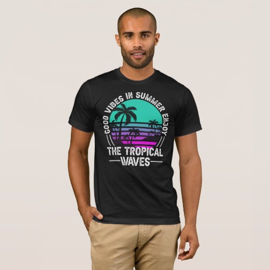 Tropische Sommerbeuteln-82646 T-Shirt (Vorne ganz)