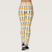 tropische Sommerfrucht der Ananas Leggings (Rückseite)
