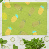 Tropische Sommerfrüchte Kiwi Grün Geschirrtuch (Gefaltet)