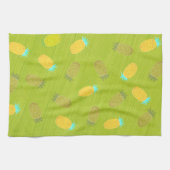 Tropische Sommerfrüchte Kiwi Grün Geschirrtuch (Horizontal)