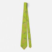 Tropische Sommerfrüchte Kiwi Grün Krawatte (Vorderseite)
