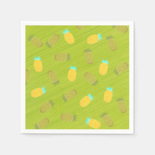 Tropische Sommerfrüchte Kiwi Grün Serviette