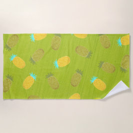 Tropische Sommerfrüchte Kiwi Grün Strandtuch