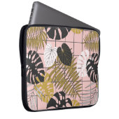 Tropische Sommerpalme Blätter Laptopschutzhülle (Vorne Rechts)