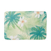 Tropische Sommerpalmen Badematte (Vorderseite)