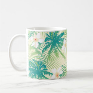 Tropische Sommerpalmen Kaffeetasse