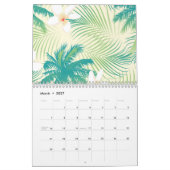 Tropische Sommerpalmen Kalender (Mär 2027)