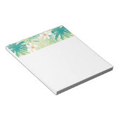 Tropische Sommerpalmen Notizblock (angewinkelt)