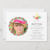 Tropische Sommertaufe oder Weihnachten Einladung (Vorderseite)