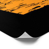 Tropische Sonne, Palmen und Vögel - Plakatdruck Poster (Ecke)