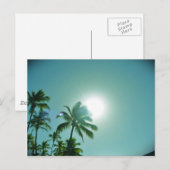 Tropische Sonne Postkarte (Vorne/Hinten)