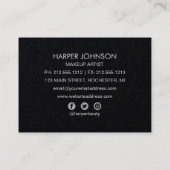 tropische Sonne-Visitenkarte Visitenkarte (Rückseite)