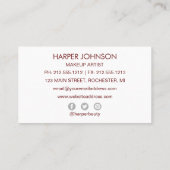 tropische Sonne-Visitenkarte Visitenkarte (Rückseite)