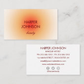 tropische Sonne-Visitenkarte Visitenkarte (Vorne/Hinten)