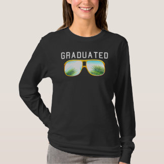 Tropische Sonnenbrille mit gestufter Abschluss 1 T-Shirt