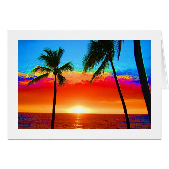 Tropische Sonnenuntergänge (Vorderseite (Horizontal))