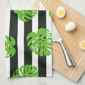 Tropische Sonnenuntergänge Geschirrtuch (Viertel Falte)